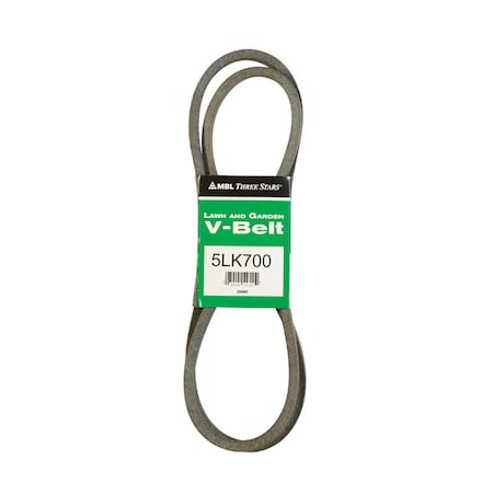 Mbl Mitsuboshi Super KB Standard V-Belt 0.63 in. W X 70 in. L For Riding Mowers 5LK700A